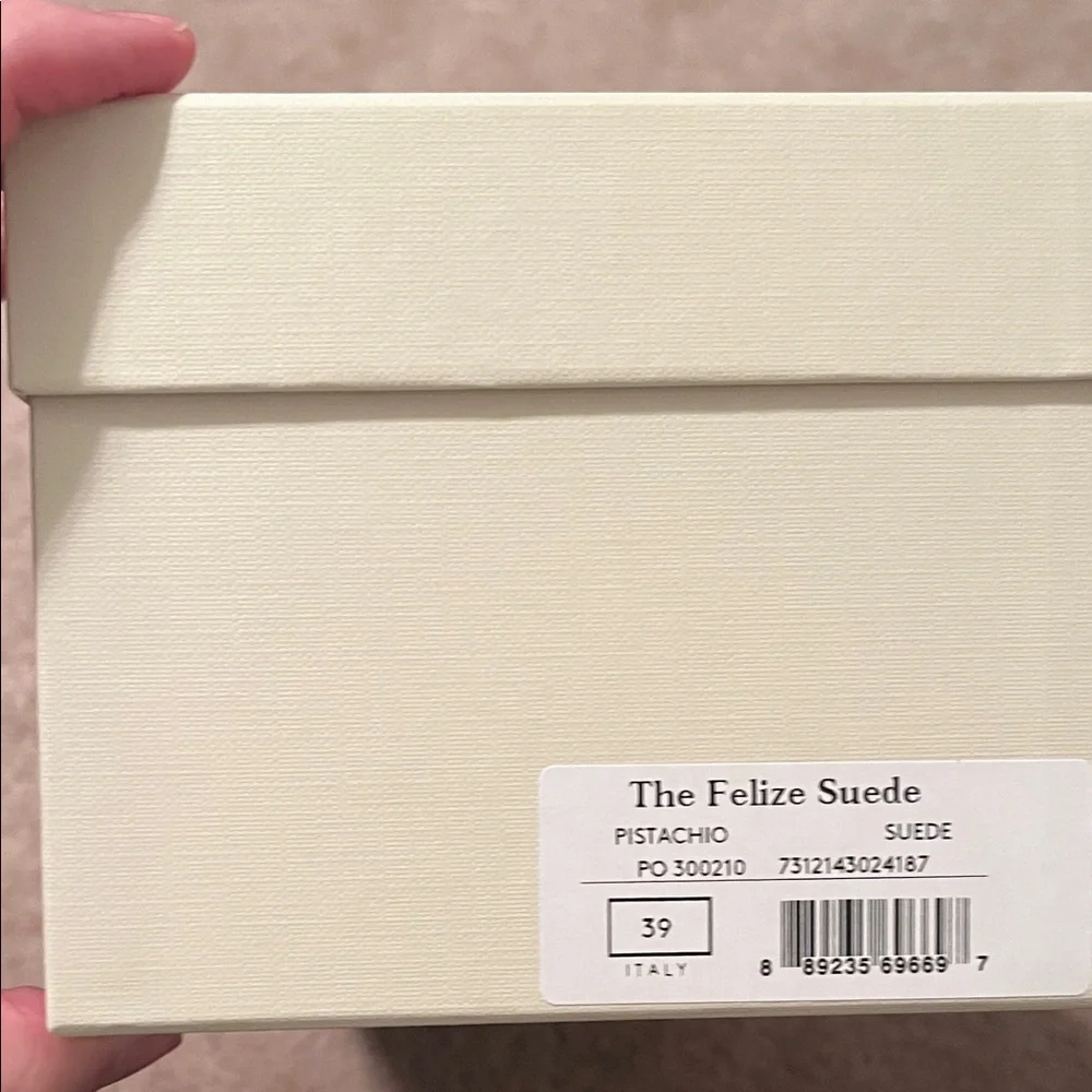 M. Gemi pistachio suede driver - Picture 2 of 6